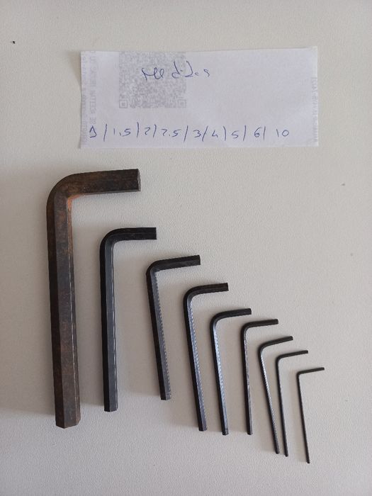 Várias Chaves Sextavada Exterior