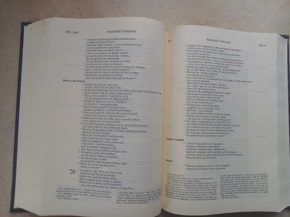 Pismo Święte Biblia Tysiąclecia III w. Pallottinum 1990 DUŻY format