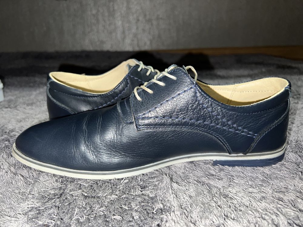 Туфлі шкіряні весняно-осінні Yuves M5 (Trade Mark)