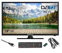 Tv LED 19", 22" ou 24" 12V TDT HDMI , USB, VGA p/ Autocaravana