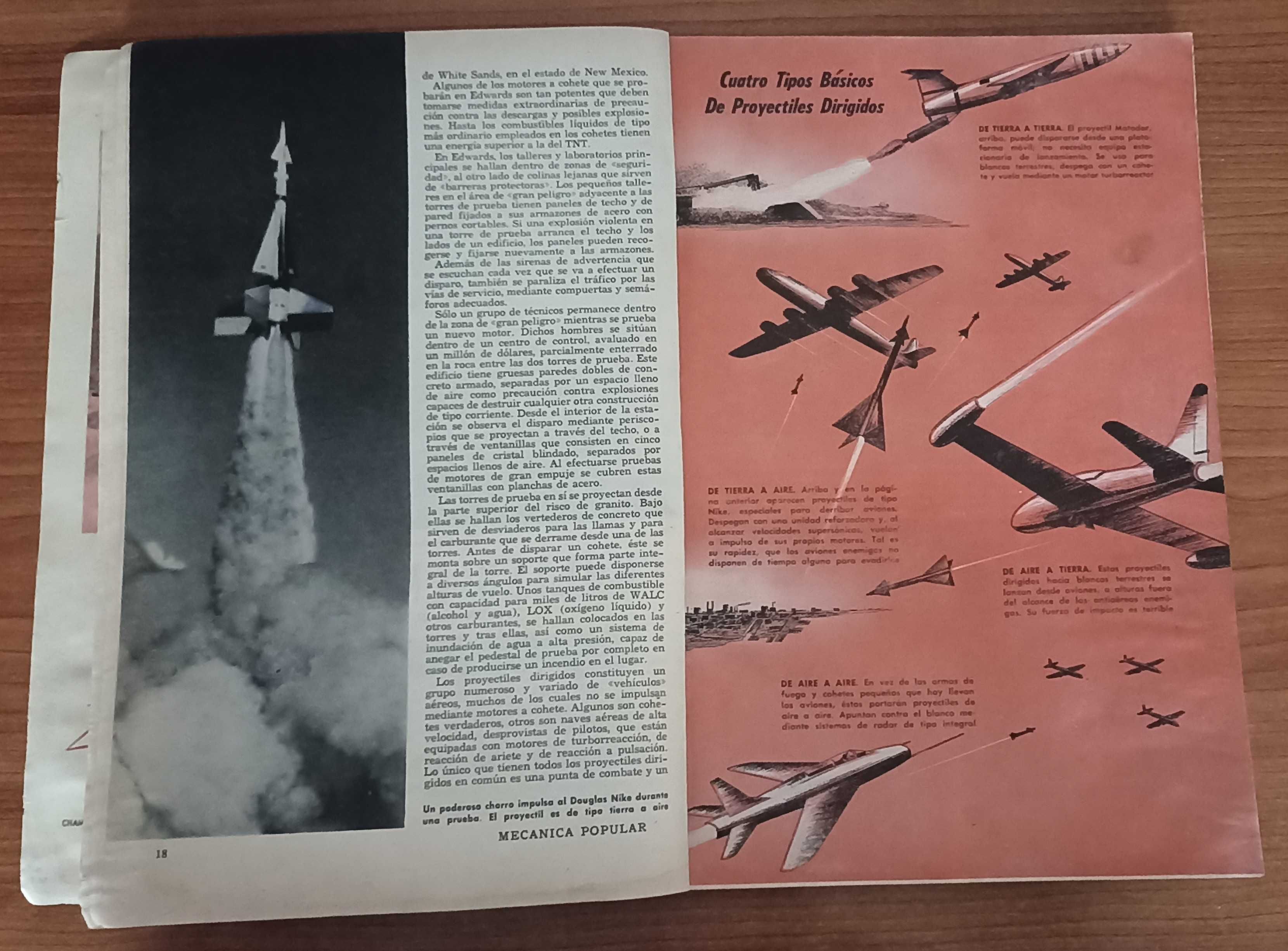 Revista Mecanica Popular espanhola Abril 1954