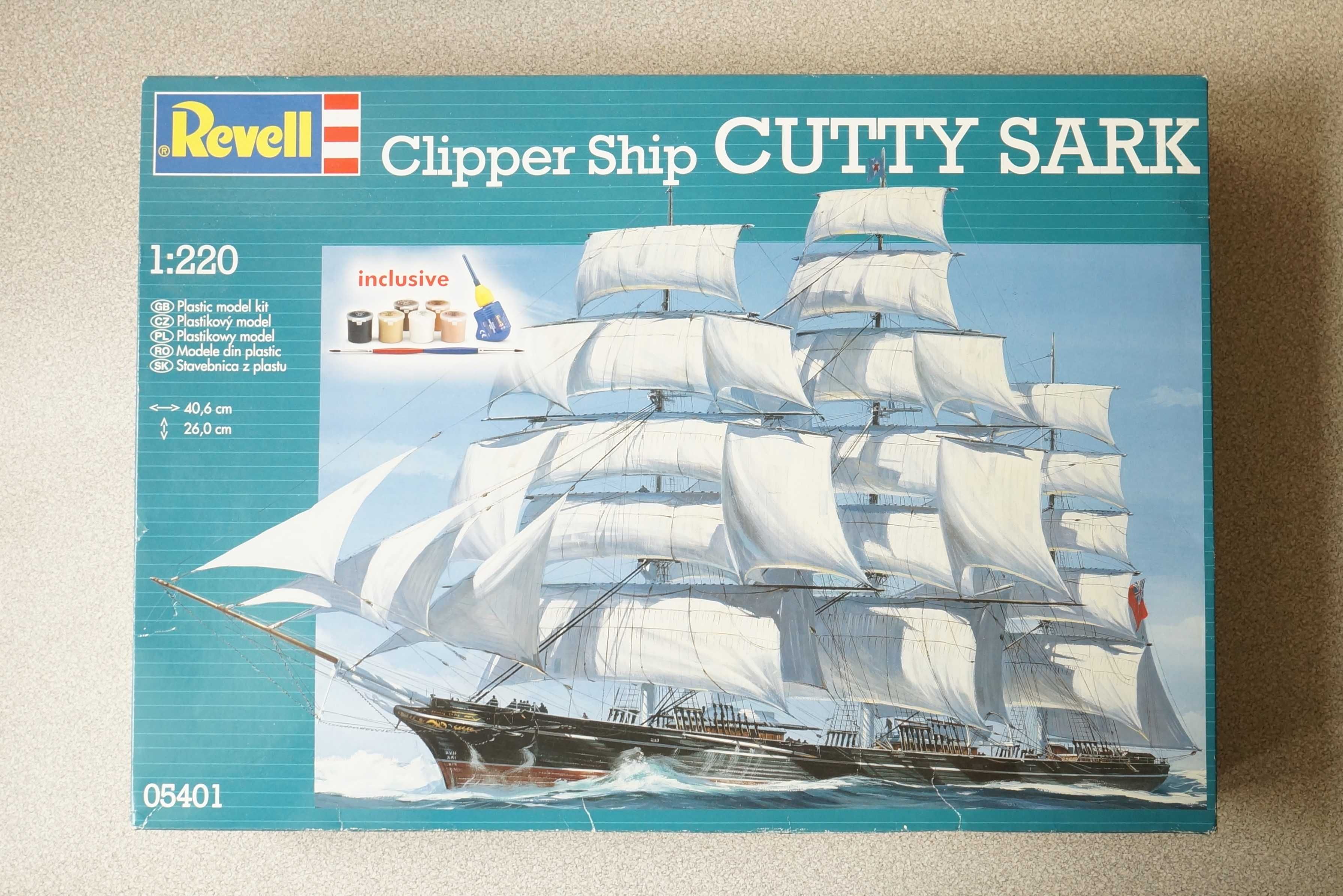 model do sklejania Clipper Ship "Cutty Sark" Revell skala 1:220