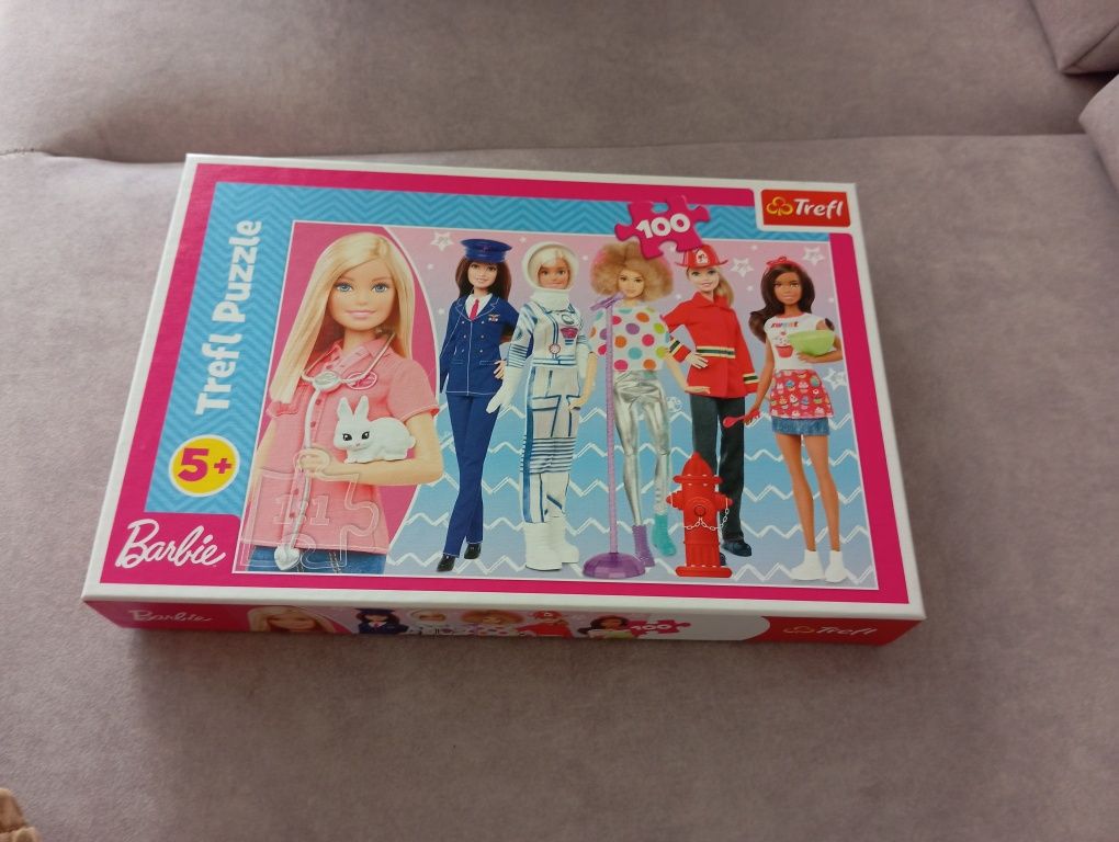 2 sztuki puzzle Trefl Barbie