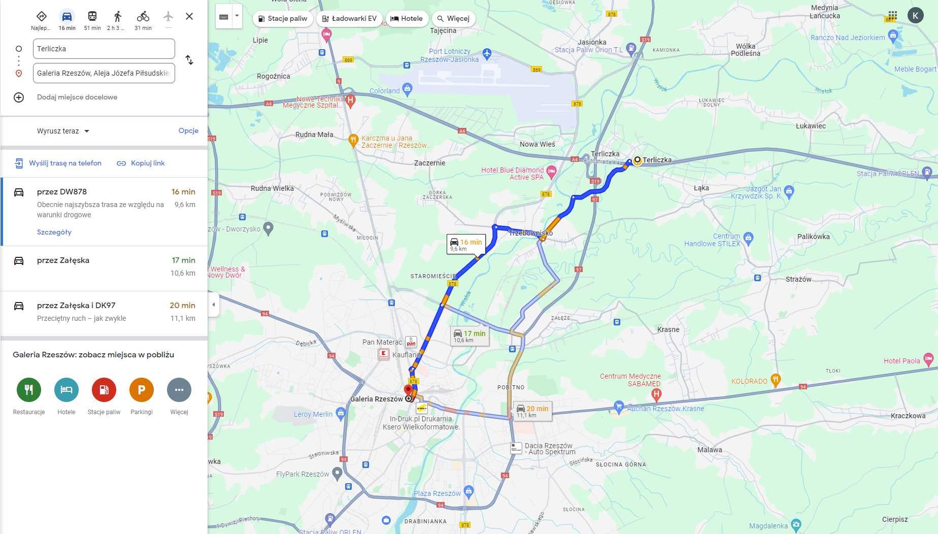 "Terliczka 6,9ar/WZ/gm.Trzebownisko/pow.Rzeszowski/10km do centrum "