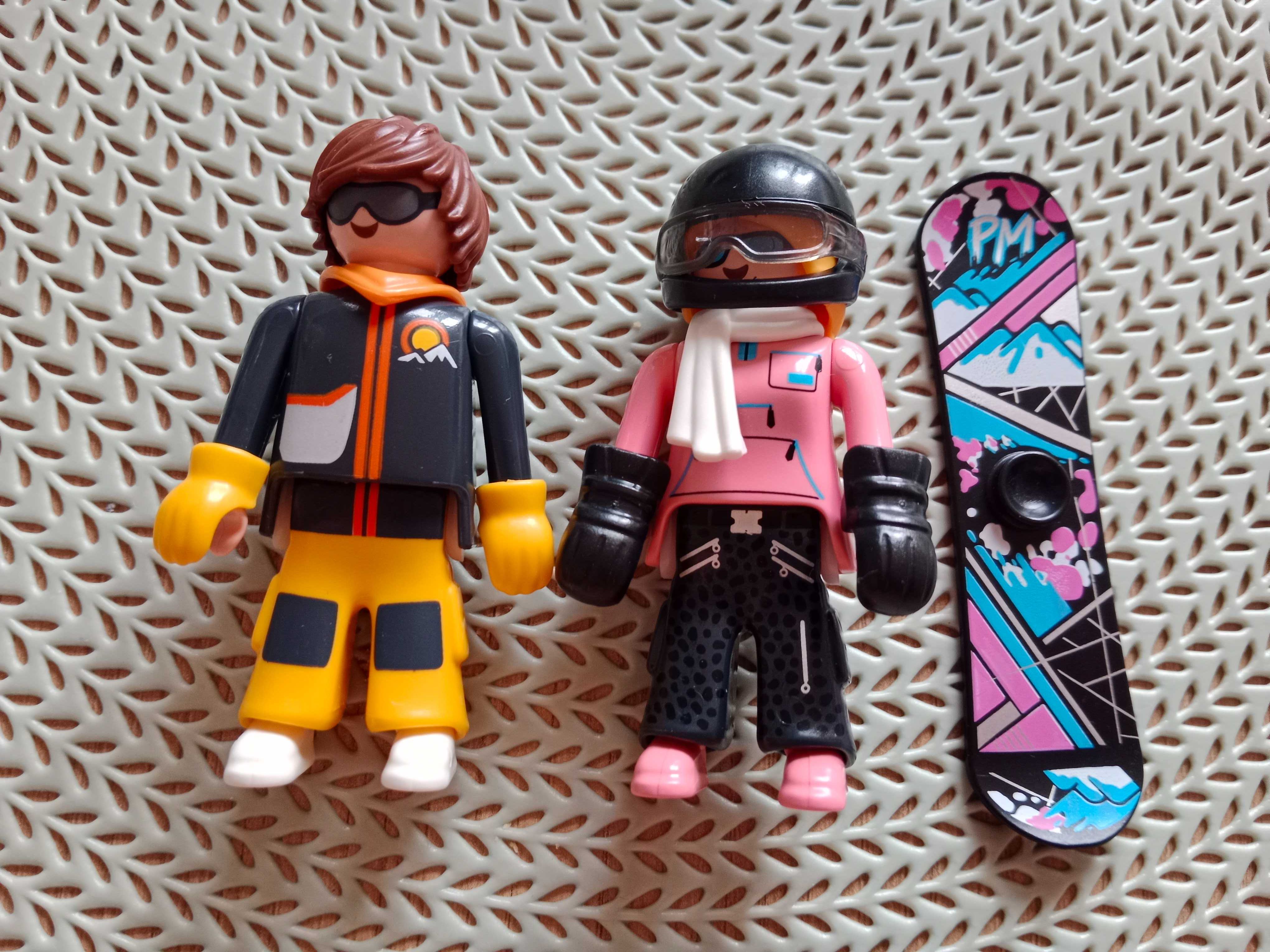 Playmobil zestaw figurek snowboard