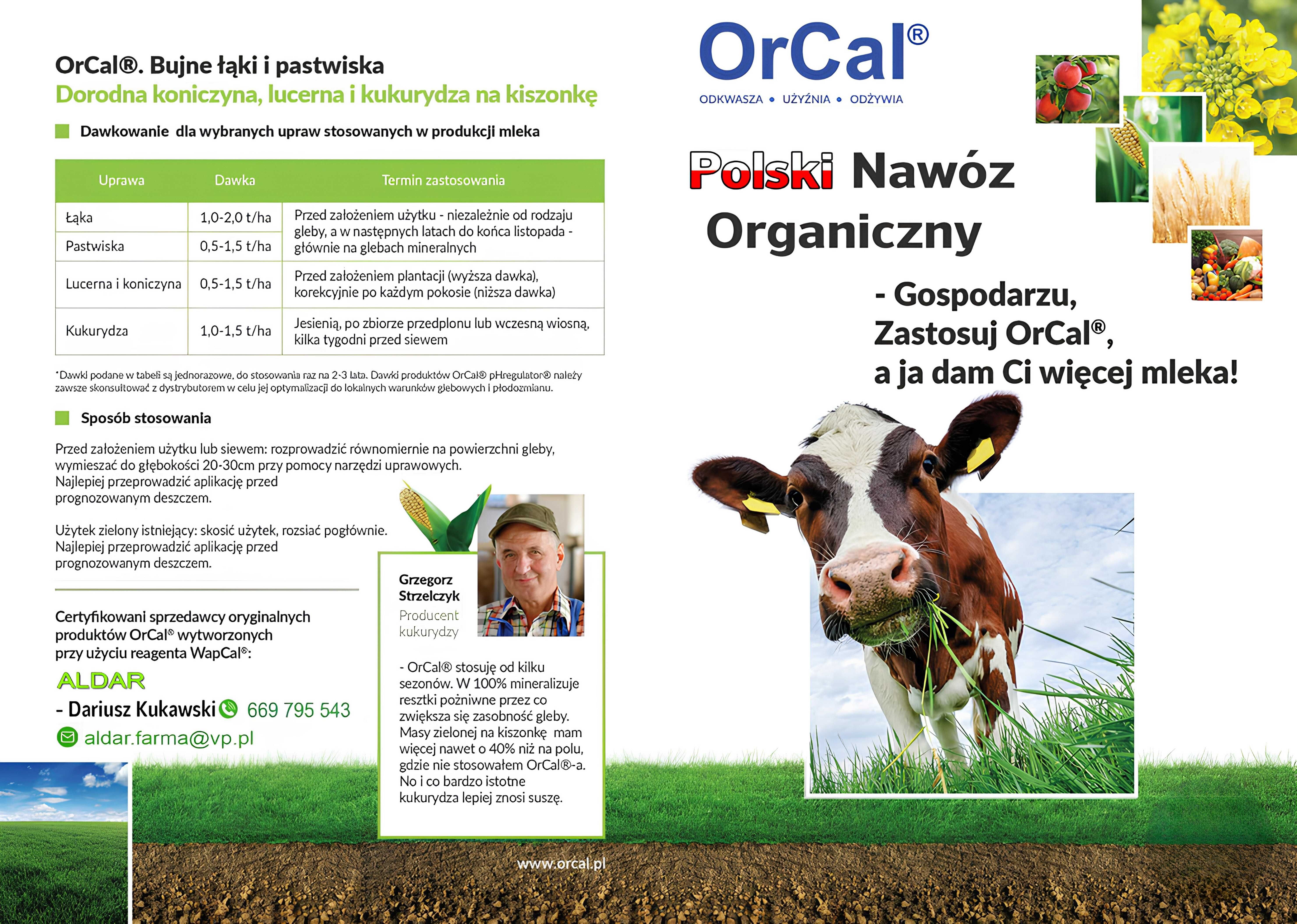 Nawóz organiczny OrCal