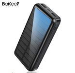 Powerbank Solar 30000mAh 3 saídas e 2 entradas NOVO