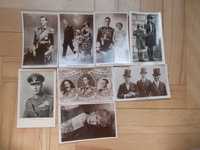 8 pocztówek Anglia - lata 30-40