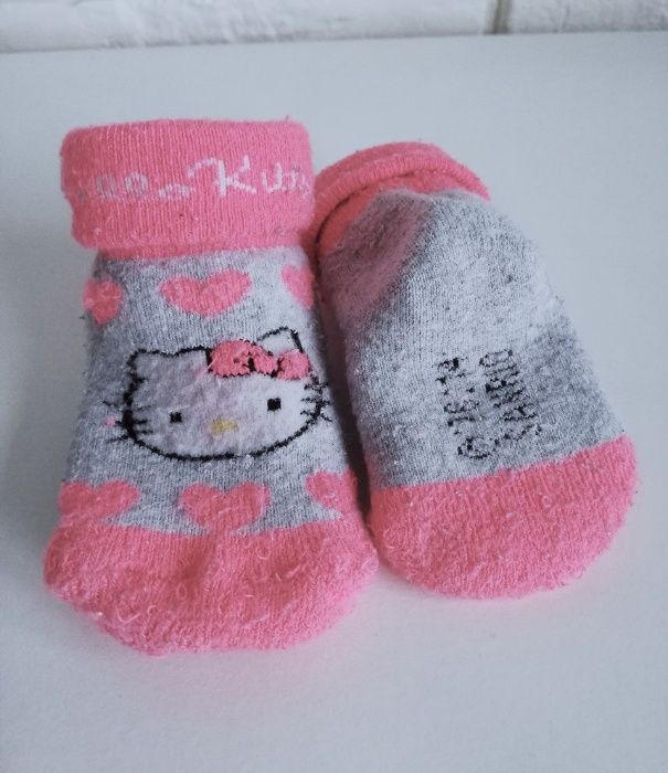 Skarpetki niemowlęce frotte Hello Kitty 0-15