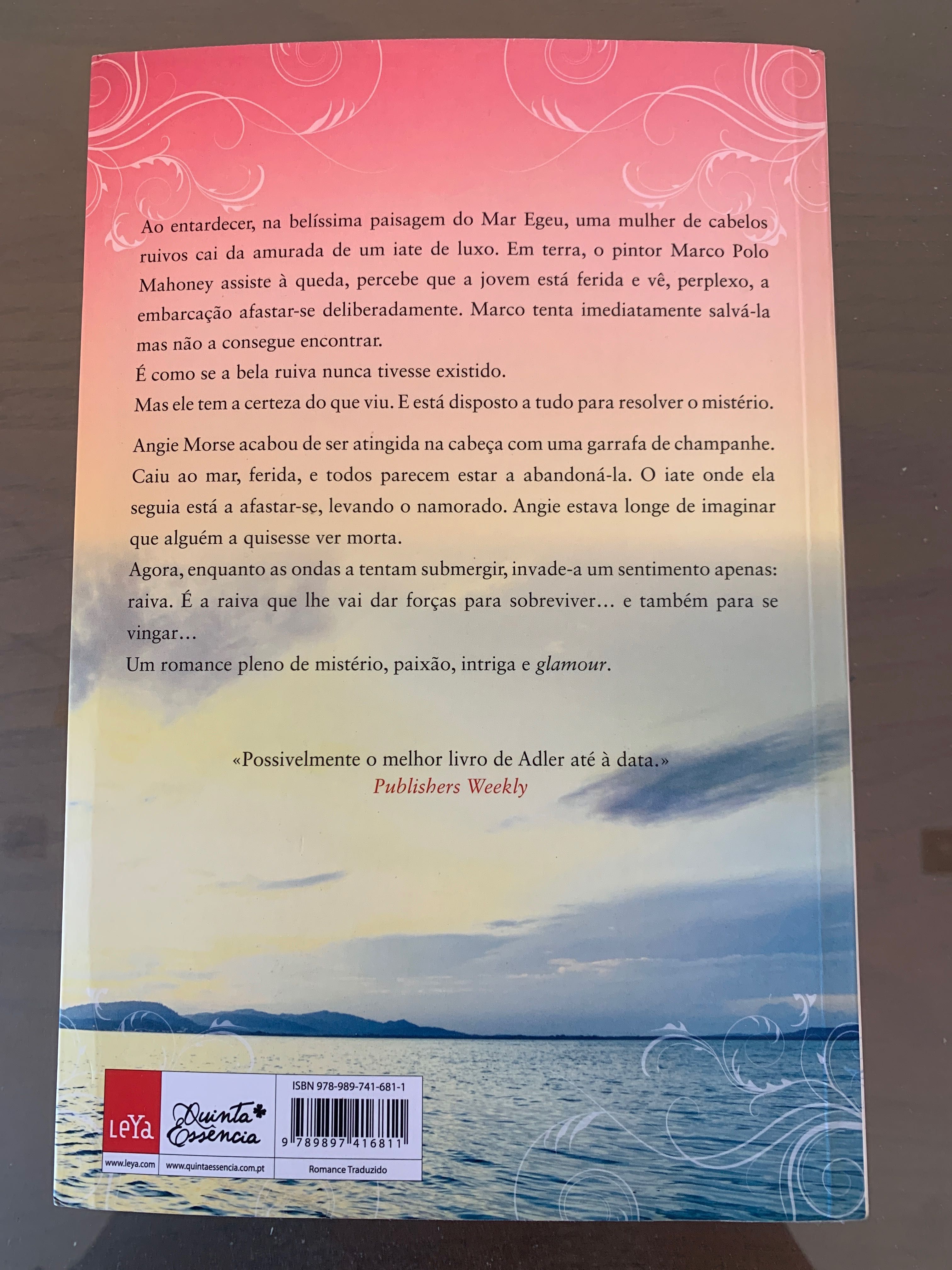 Livro novo Elizabeth Adler