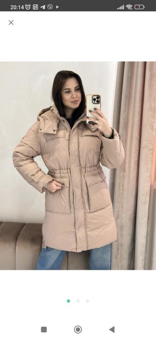 Жіноча зимова курточка р.42, р.48