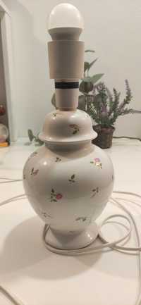 Ceramiczna Lampka nocna w stylu angielskim vintage lata 80-te.