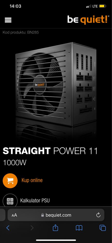 Zasilacz Straight Power 11 1000W