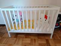 BERÇO SUNDVIK IKEA com colchão 60X120cm