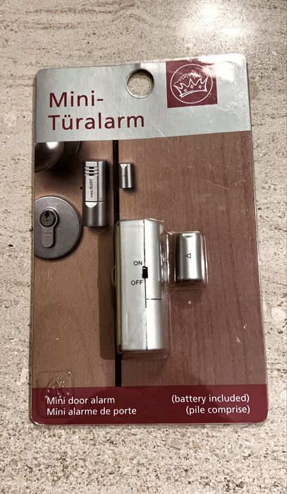 Dispositivo de alarme para porta – portátil, compacto e fácil de usar