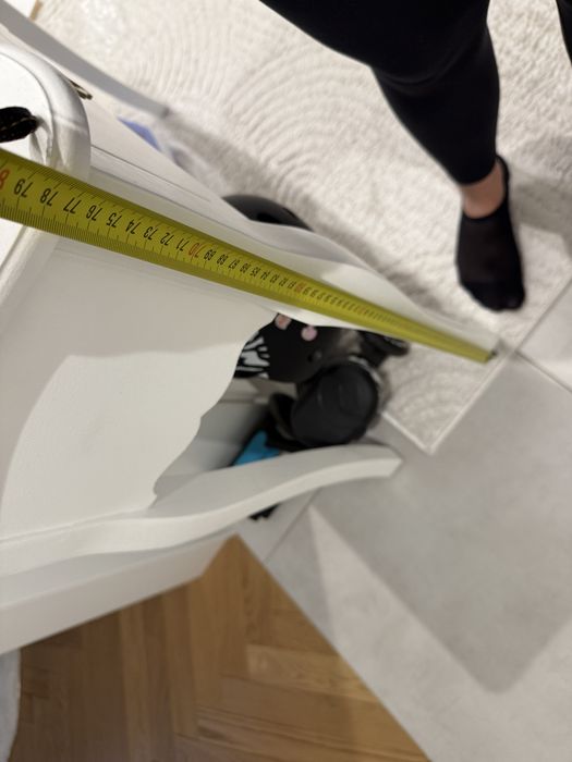 Konsola z szufladami biala modern classy elegancka klasyczna komoda