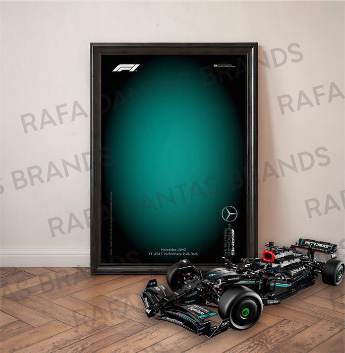 Poster para impressão AMG-Mercedes F1 Lego