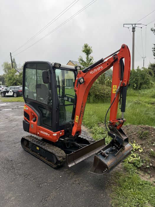 Koparka Kubota KX019-4, 1200 mth, cesja leasingu