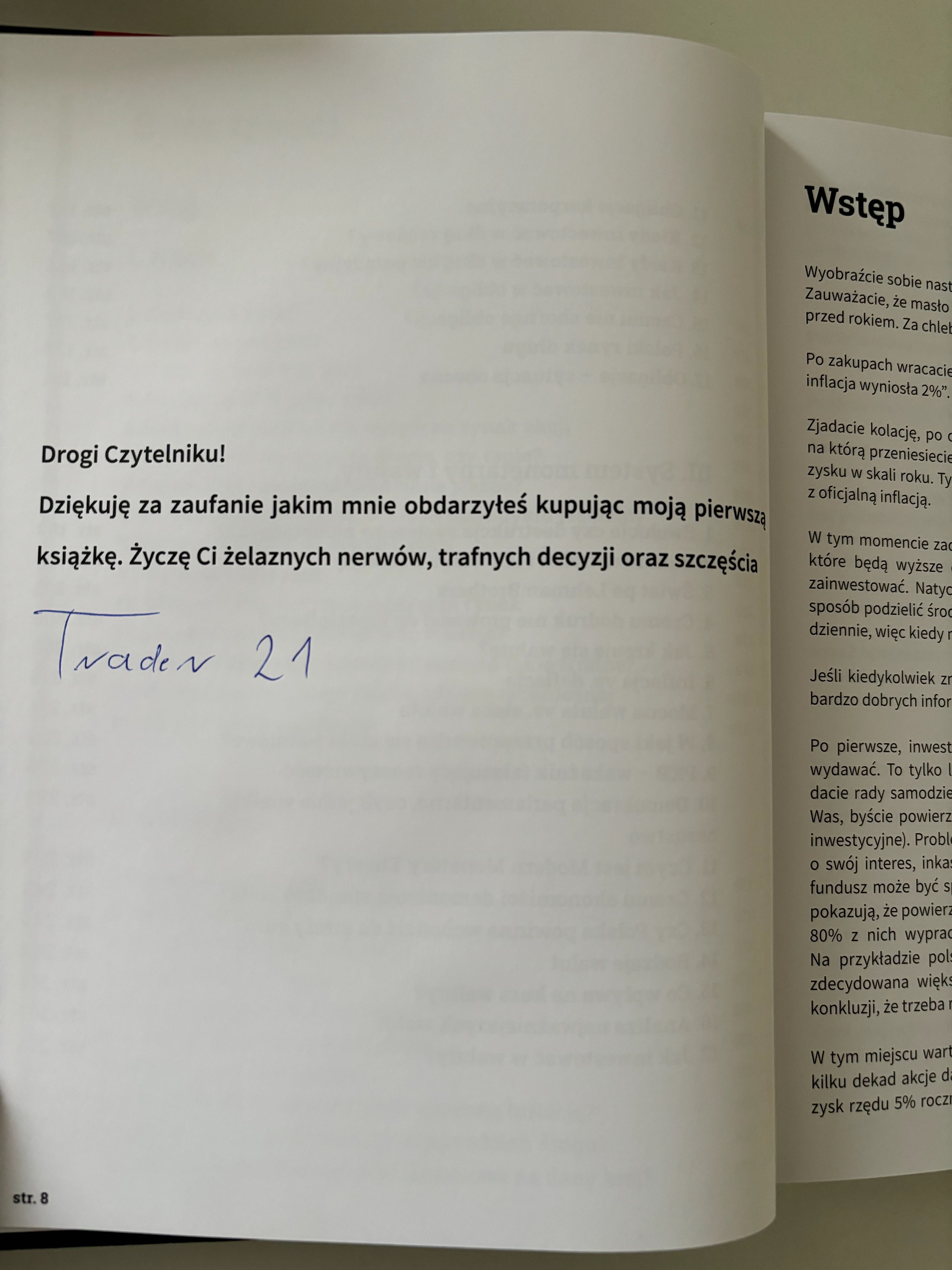 Inteligentny Inwestor XXI wieku książka z autografem