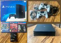 PS4 Pro 1TB SSD Samsung EVO 1TB nowe pady gry serwisowana zadbana