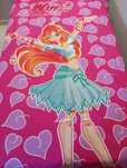 Capa para cama de criança das Winx + lençóis