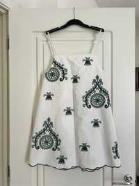 Piękna bawełniania sukienka Zara rozmiar M jak nowa