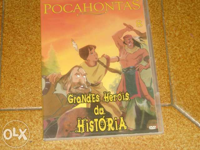Coleção dvd´s infantis "grandes heróis da história"