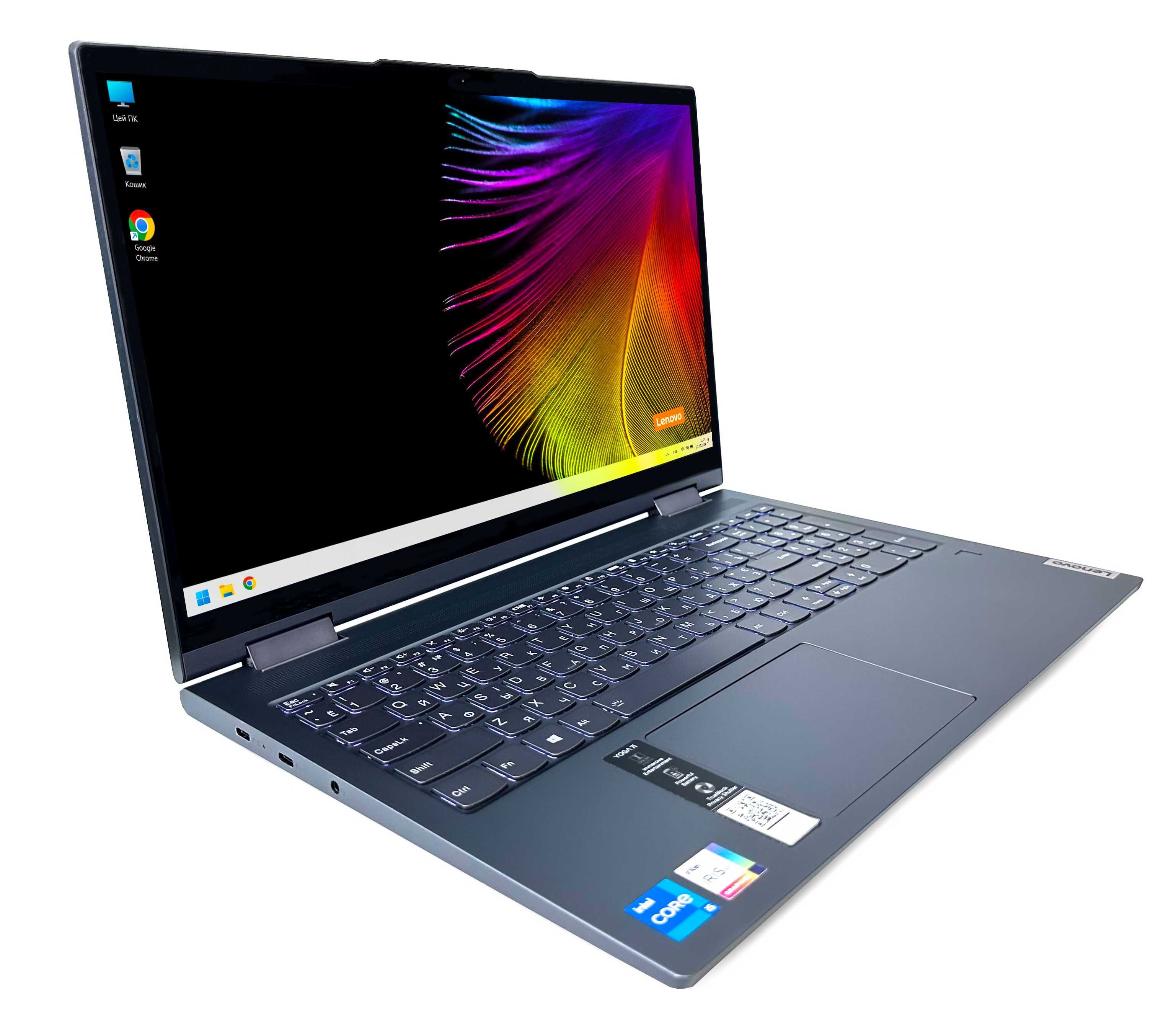 Ноутбук Lenovo Yoga 7 15ITL5: Core i5-1135G7/RAM 8ГБ/SSD 256ГБ/15.6"