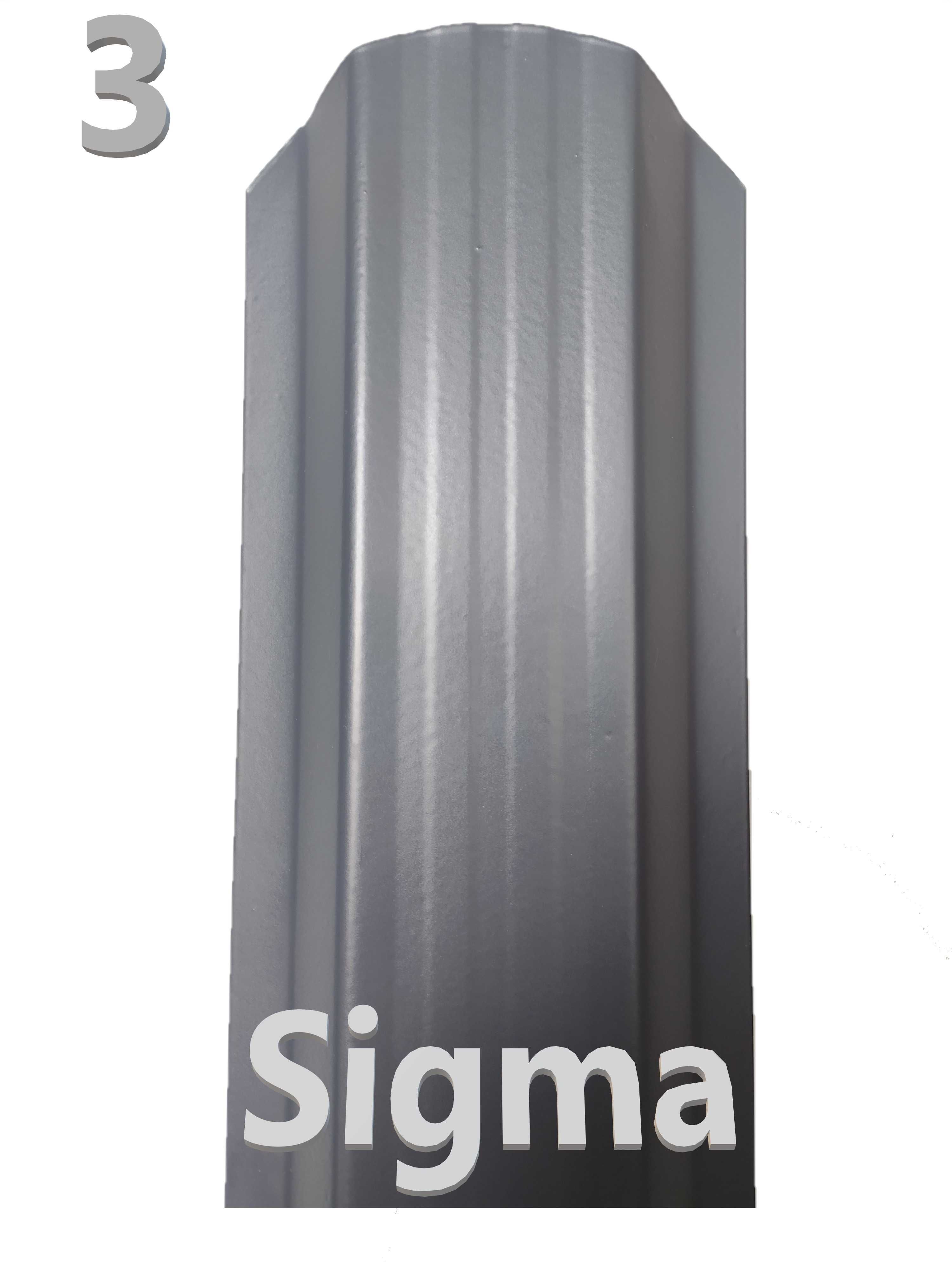 Sztachety 0,8mm metalowe SIGMA proszkowo malowane MAT obustronnie 11cm