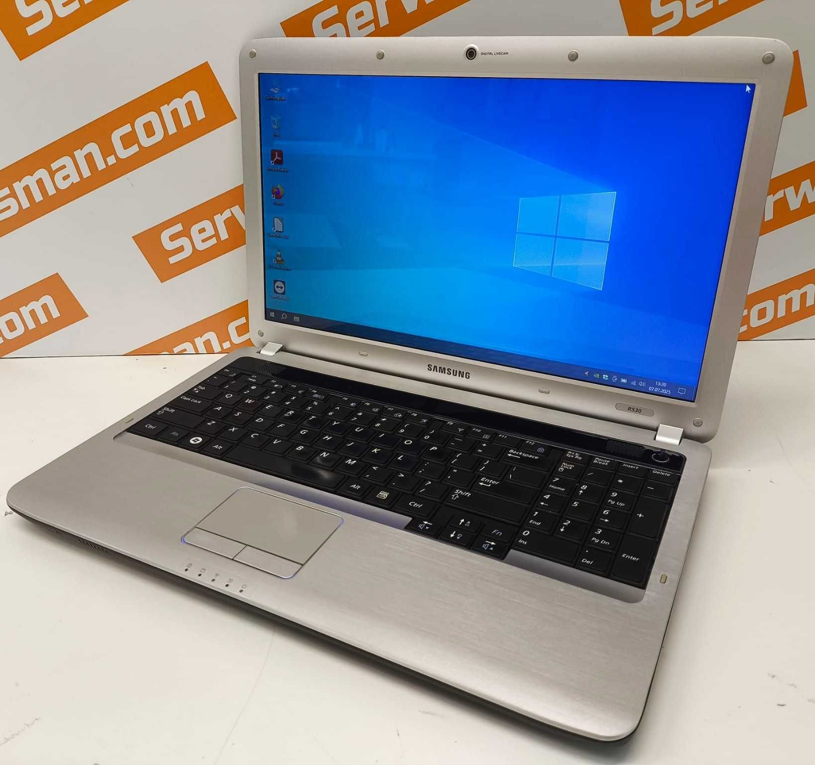 Laptop do domu , do internetu SAMSUNG dysk SSD Windows 10 Core i3 GWAR