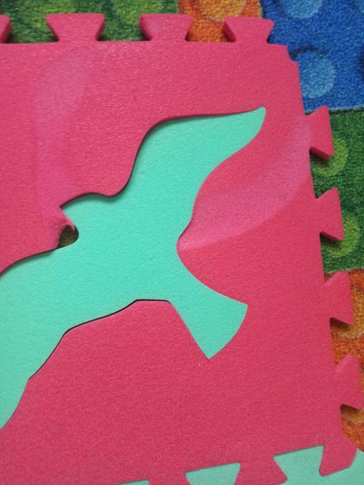 Mata piankowa dziecięca puzzle Maly genius 6mm, mata do zabaw