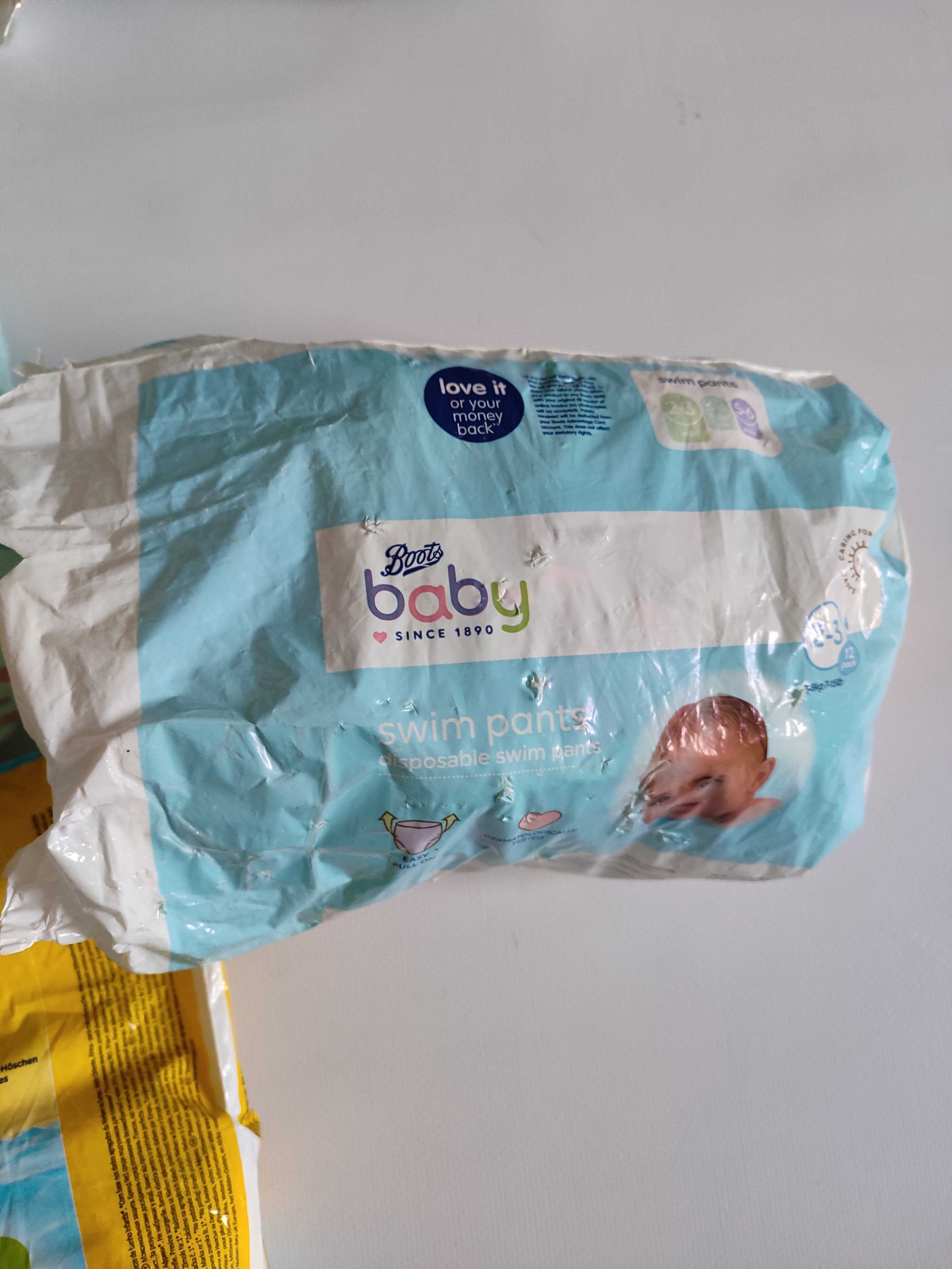 Памперсы для ребенка неполные упаковки 3- 8 кг