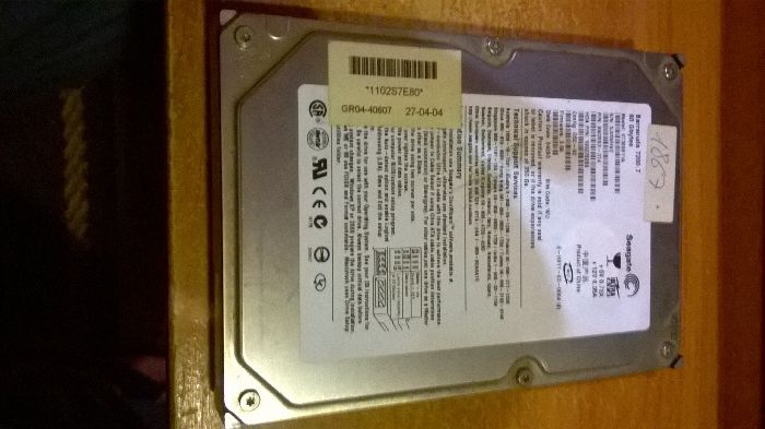 Disco Rígido - Seagate Barracuda 80 gigas