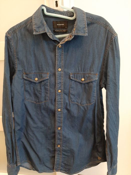 Męska koszula jeansowa