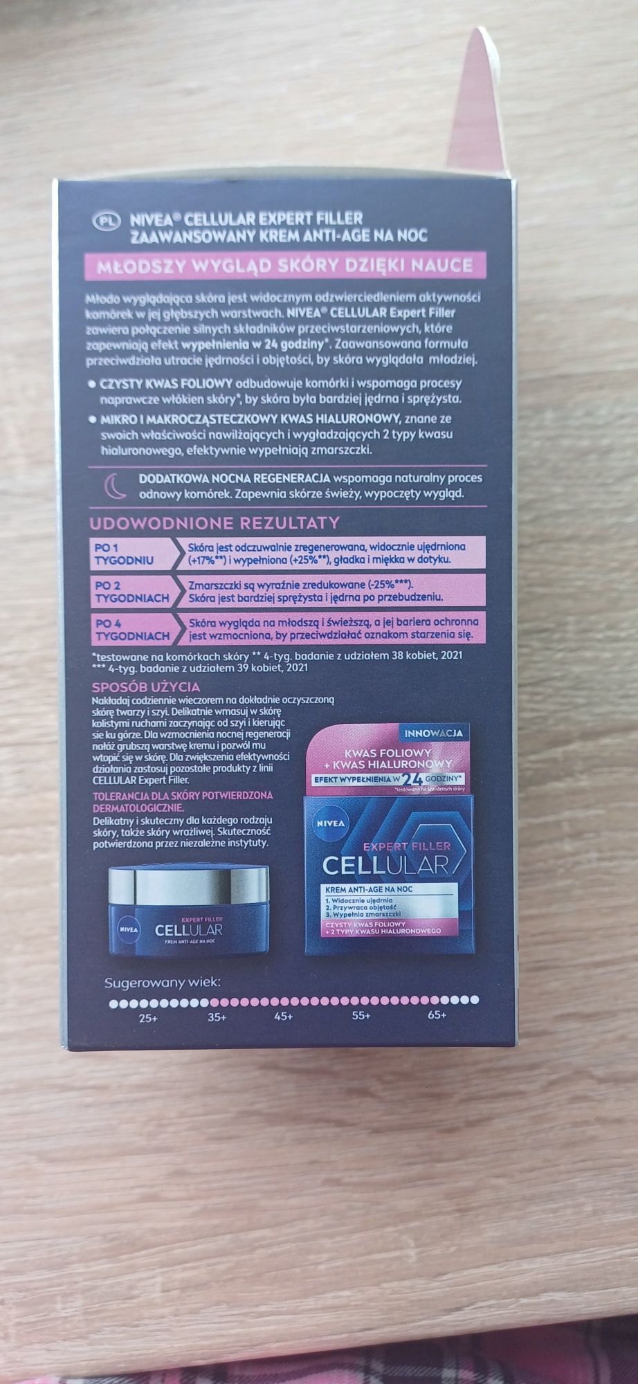 Zestaw kremów Nivea Cellular, dzień SPF 15 i noc