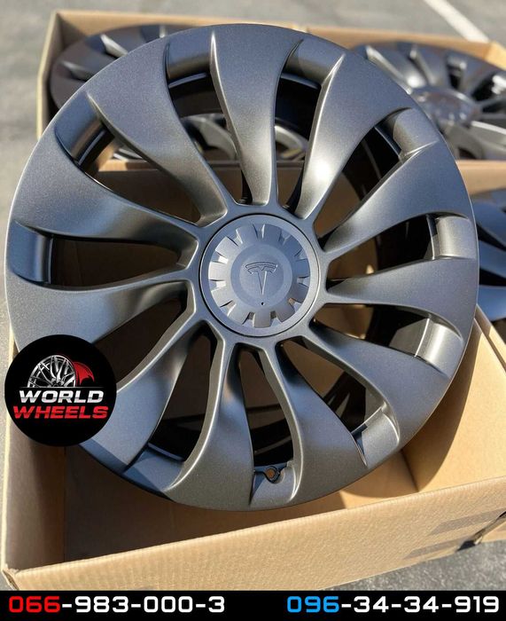 Диски R19 5x114.3 Tesla Model Y Performance Uberturbine