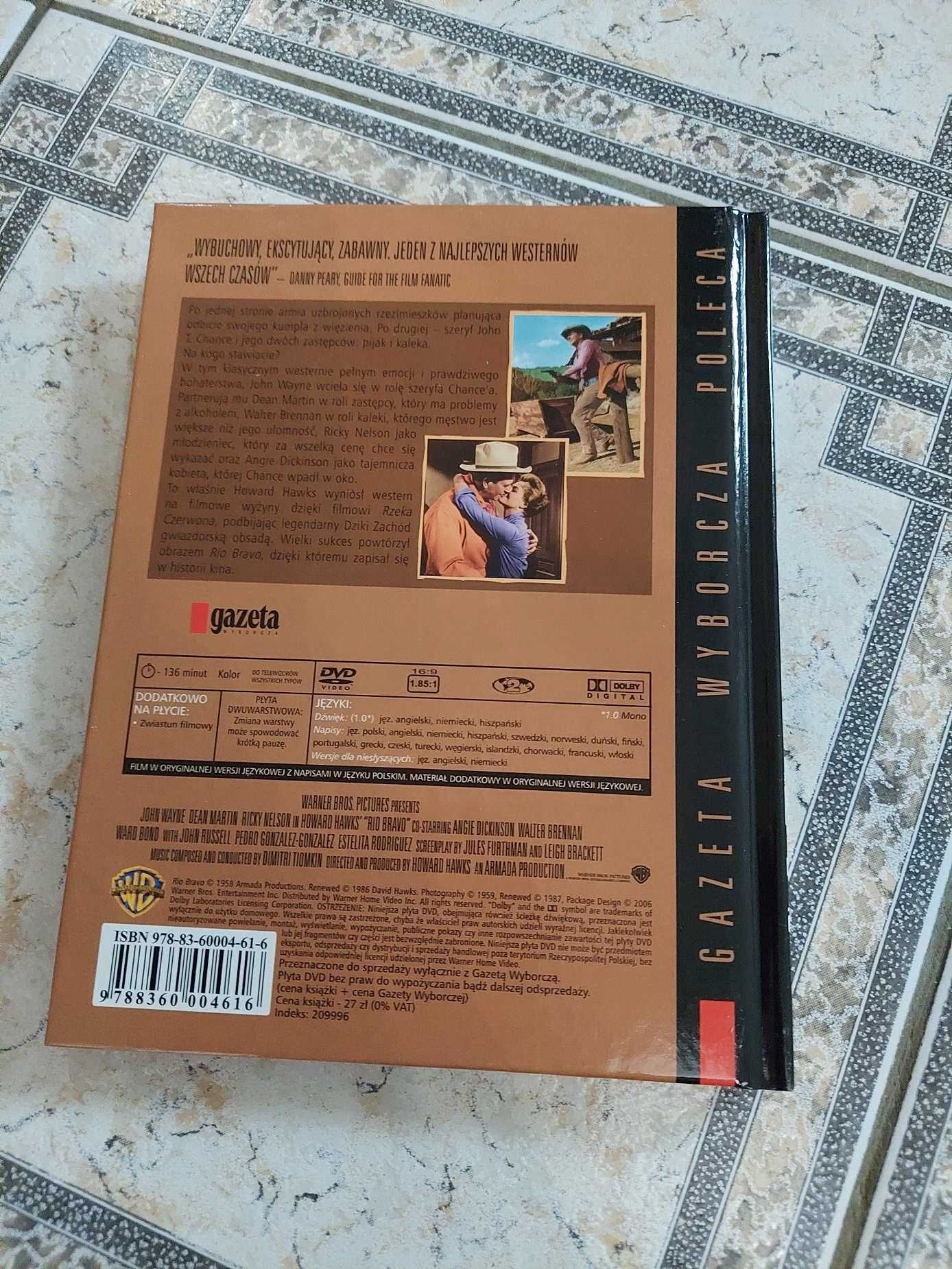 Rio Bravo książka+ płyta DVD Nowa