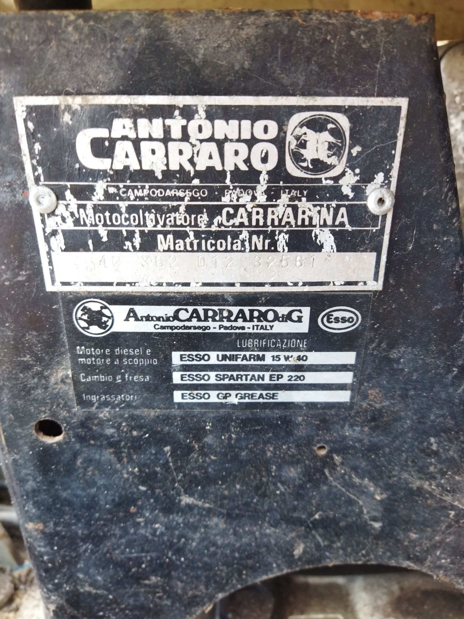 Motocultivador CARRARO 10CV