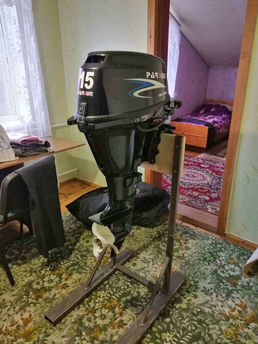 Комплект лодка kolibri +мотор Parsun F15A BMS +лафет