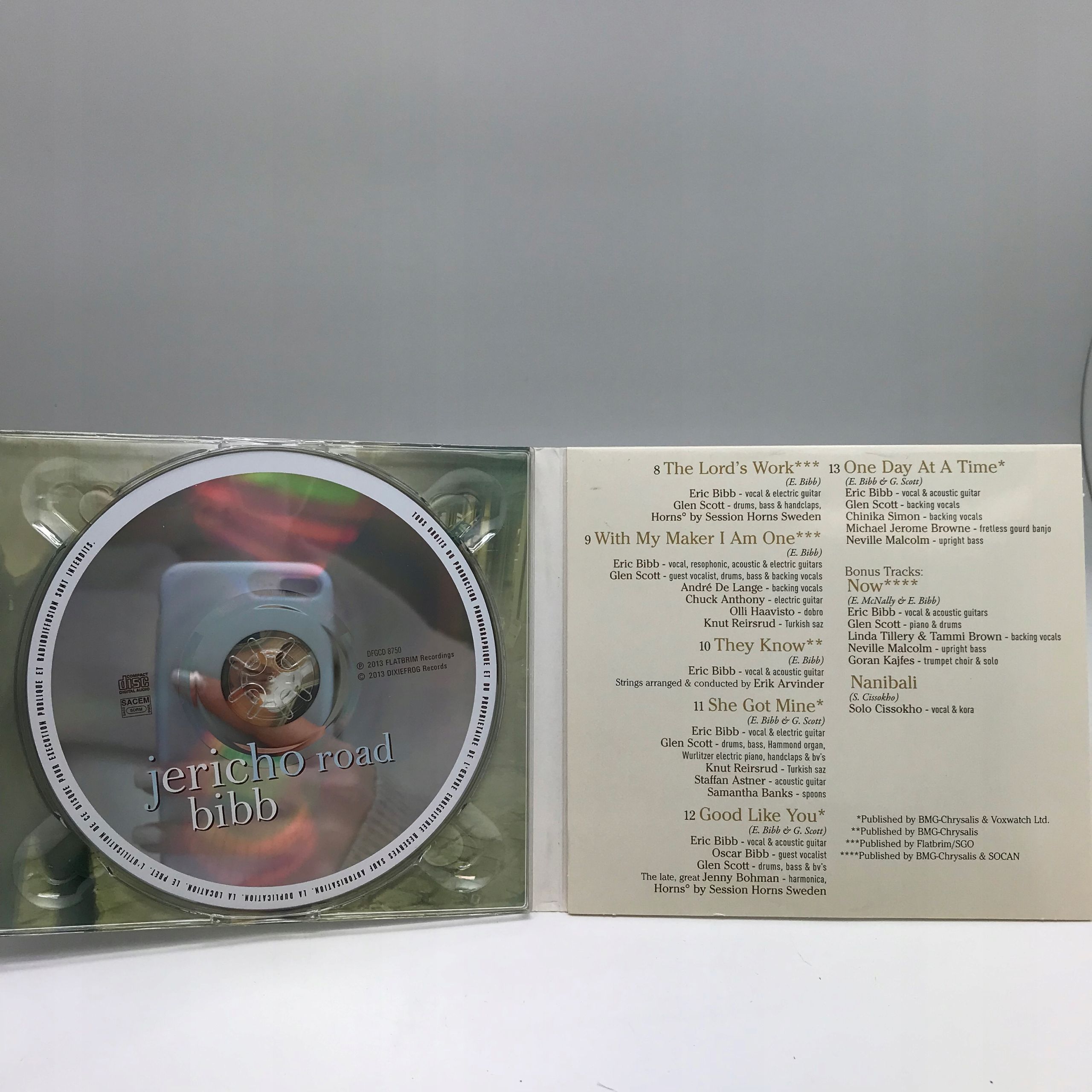 cd - eric bibb - jericho road