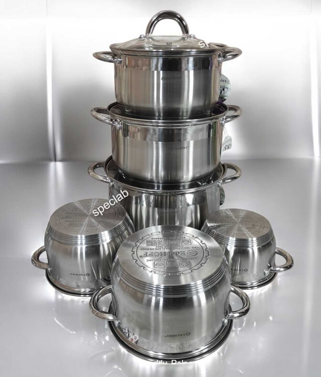 Zestaw garnkow EDELHOFF EH-9099 Gaz, indukcja, halogen, ceramika