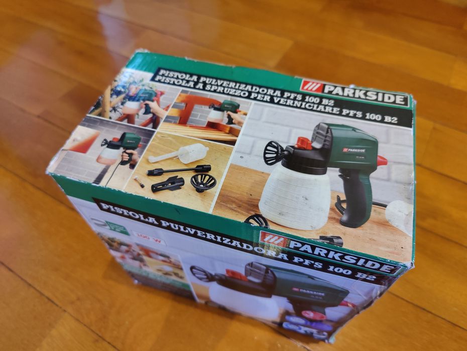 Parkside pistola elétrica de pintura (com cabo)
