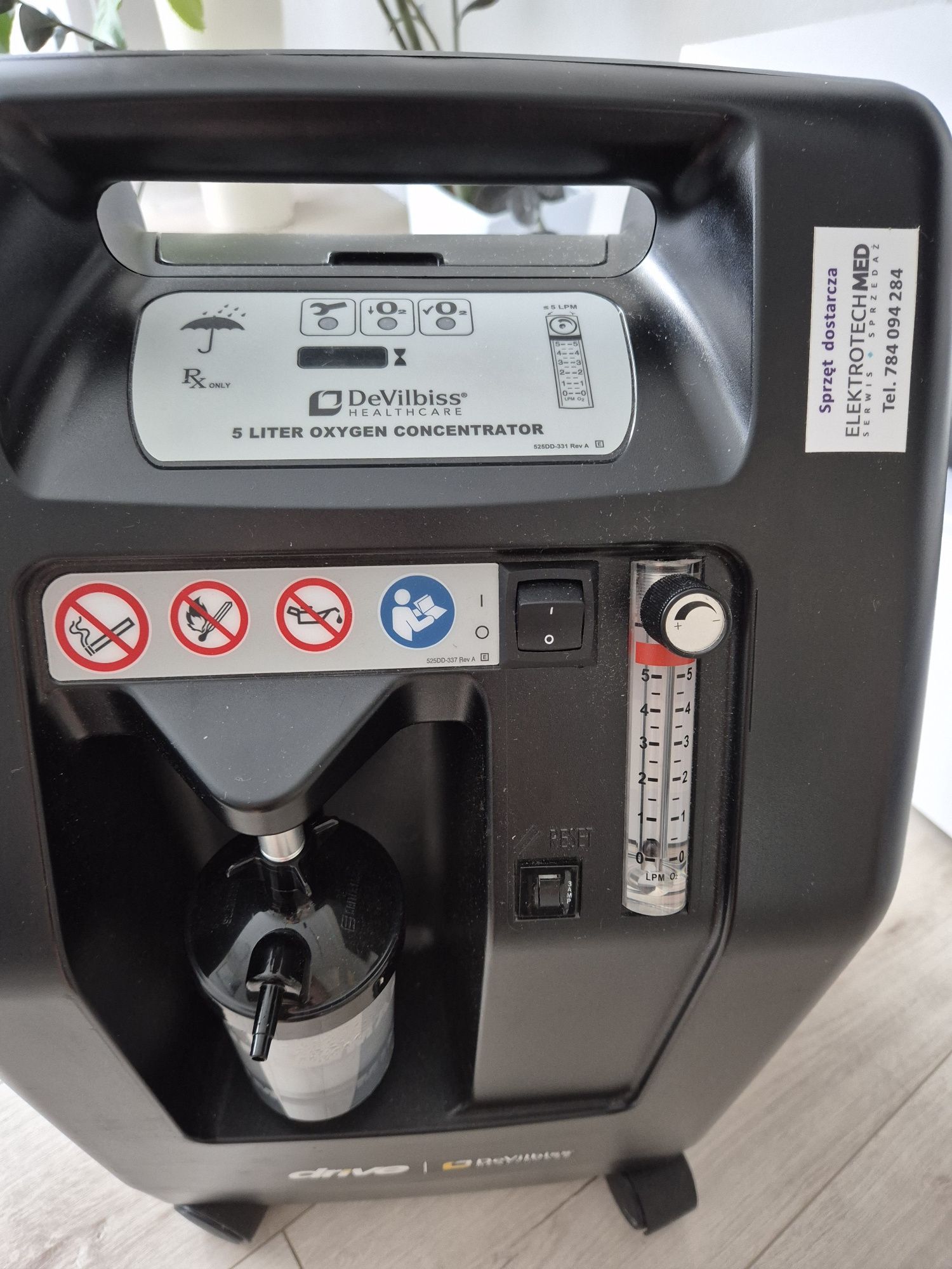 Koncentrator tlenu Devilbiss 525 KS 5-LITR
