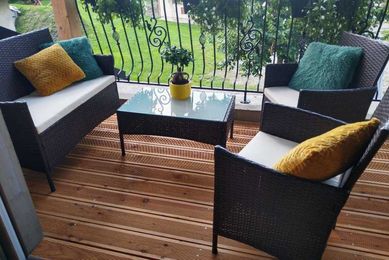 bdb Zestaw technorattanowy Calabria balkon taras 4-częściowy Bralin