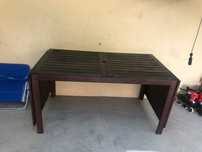 Mesa de exterior para patia