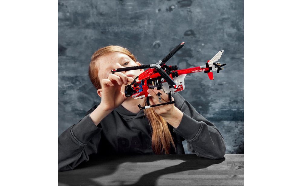 Lego Technic спасательный вертолет,лего вертоліт(гелікоптер)