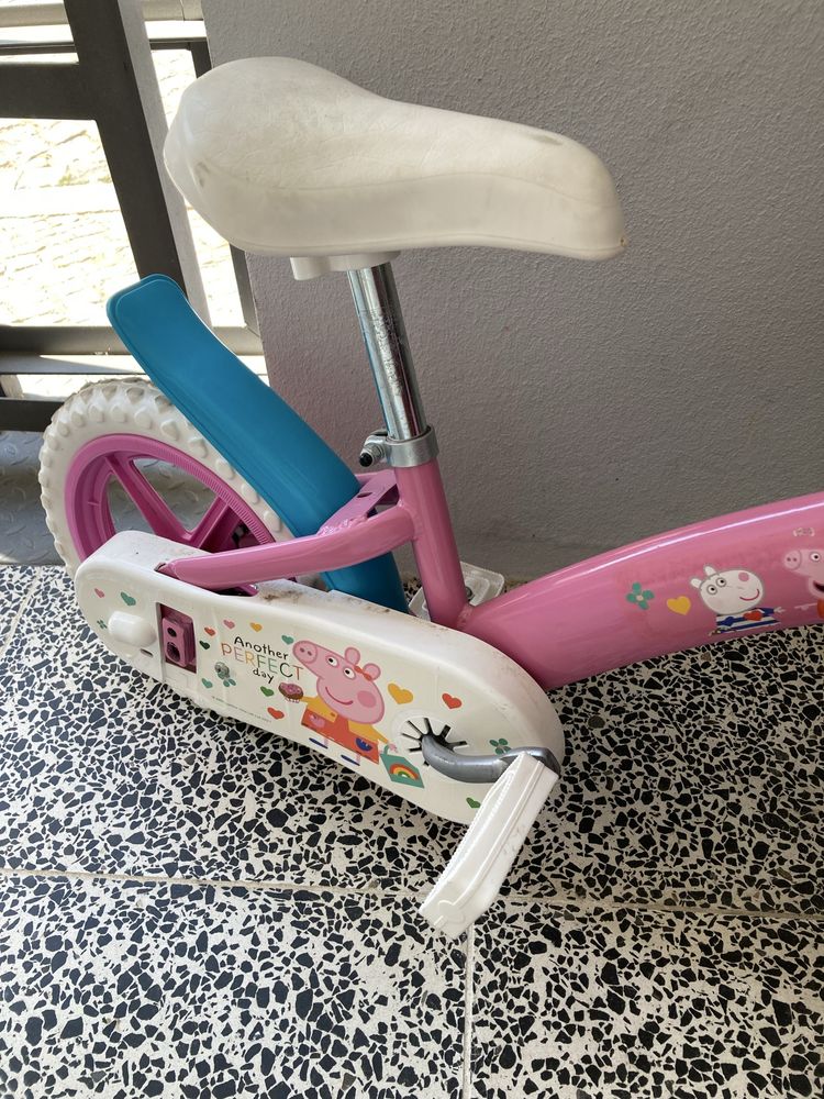 Bicicleta criança peppa pig