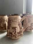 Kufle ceramiczne, rękodzieło