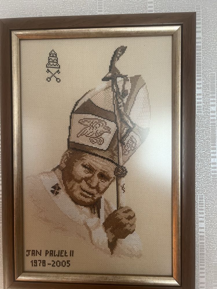 Obraz haftowany Jan Pawel Ii