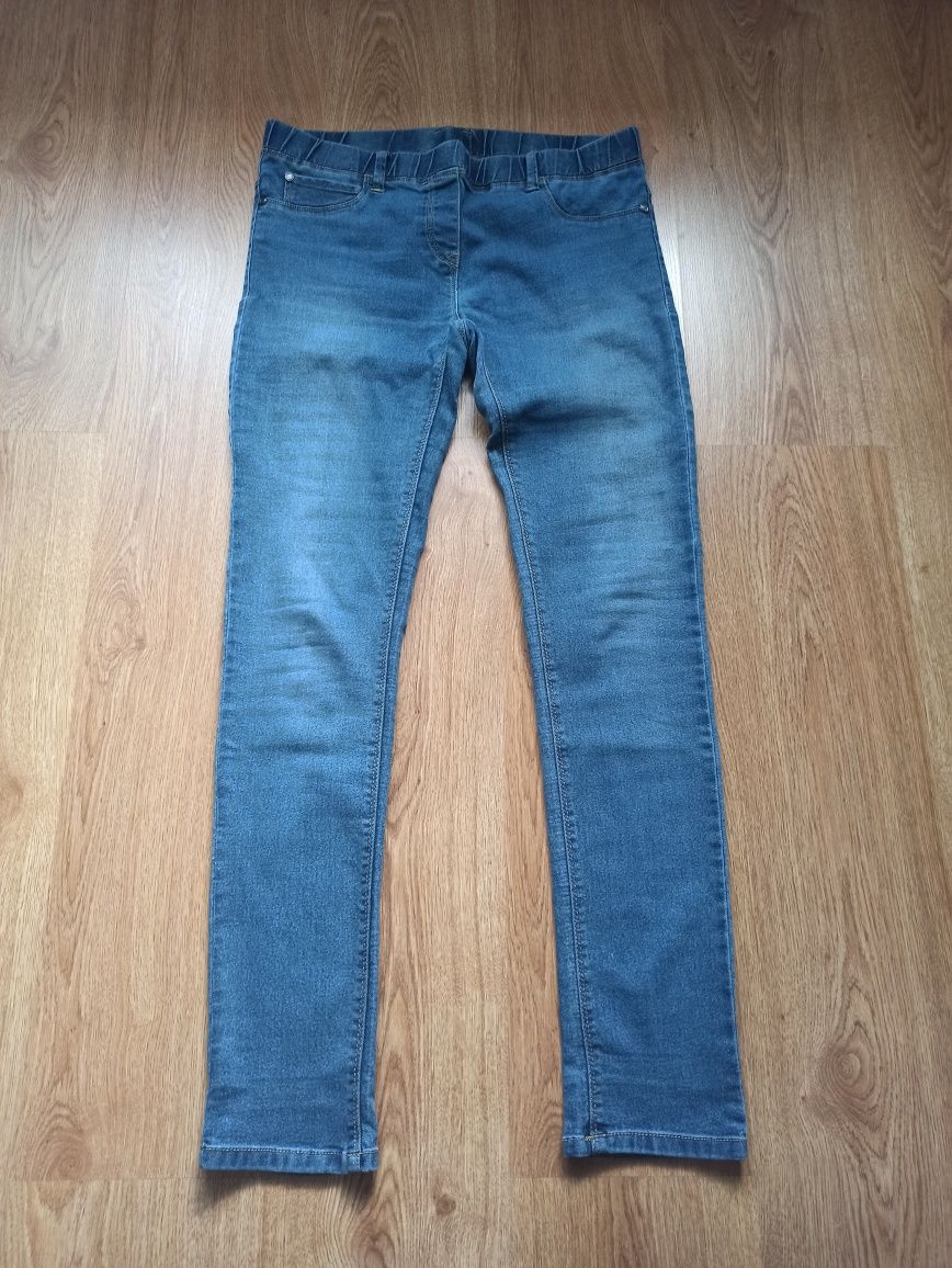 Spodnie dżinsy jegginsy 40 L jeansy